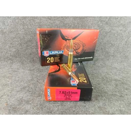 Amunicja .308 win./7,62x51mm SCENAR, 12g/185gr Lapua niepełne opakowanie